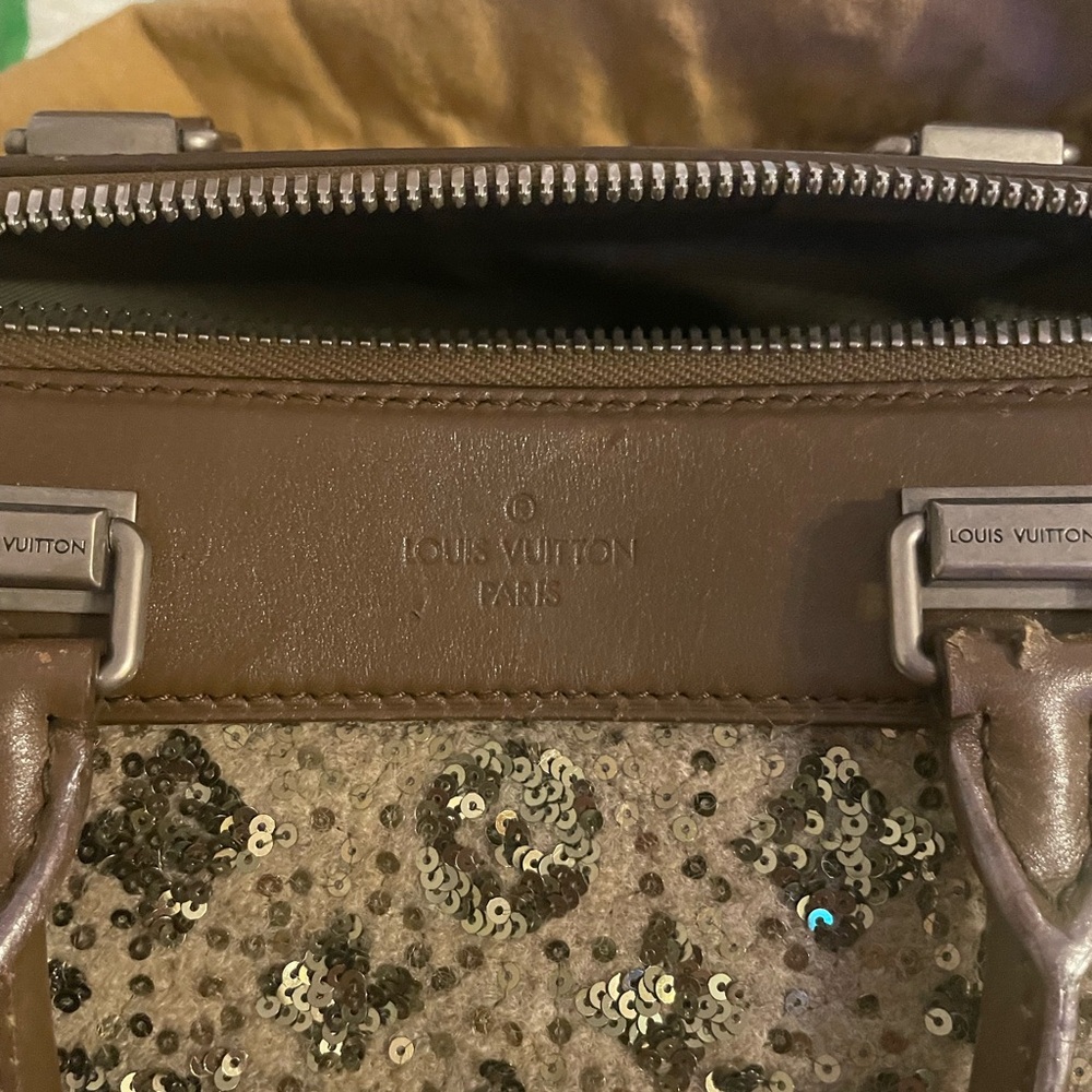 LOUIS VUITTON Limited Edition Khaki Monogram Sunshine Express Speedy Bag - Picture 2 of 7
